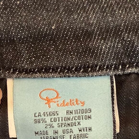 FIDELITY SILK DENIM JEANS 31 EUC JAPANESE DENIM - Picture 7 of 9